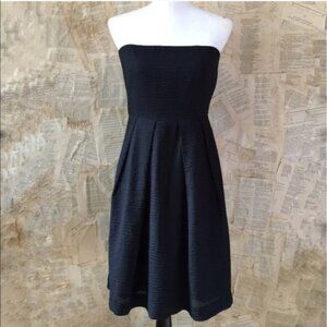 J. Crew black strapless dress Size 4